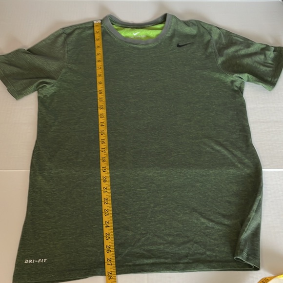 Nike green dri fit short sleeve tee shirt Men’s size L - Picture 4 of 10